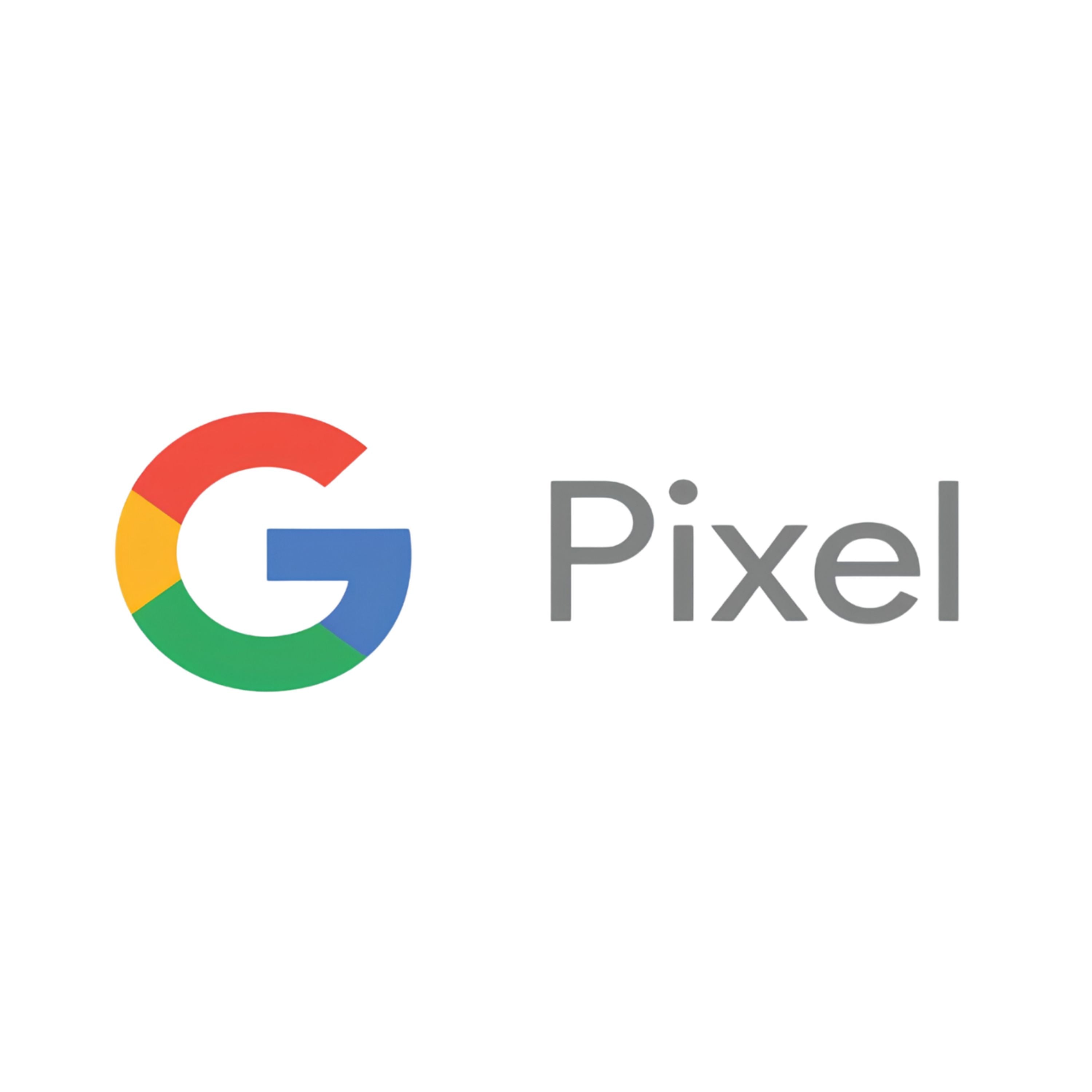 Google Pixel logo on a white background