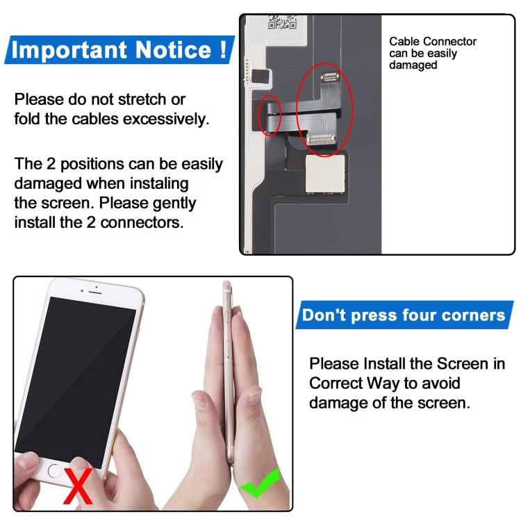JK Incell TFT iPhone Screen with Digitizer | XS Max to 12 Pro