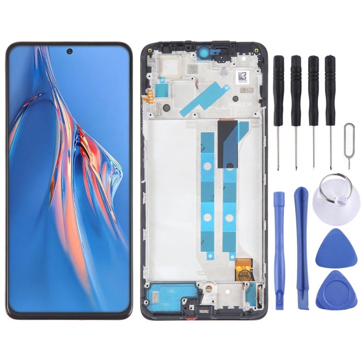 ⁧شاشة LCD المادية OLED لتجميع كامل مع الإطار⁩, For Xiaomi Redmi Note 11 Global, For Xiaomi Poco M4 Pro 4G, For Xiaomi Redmi Note 11S 4G, For Xiaomi Redmi Note 10 Pro 4G, For Xiaomi Redmi Note 10 Pro Max, For Xiaomi Redmi Note 10 Pro India              ...