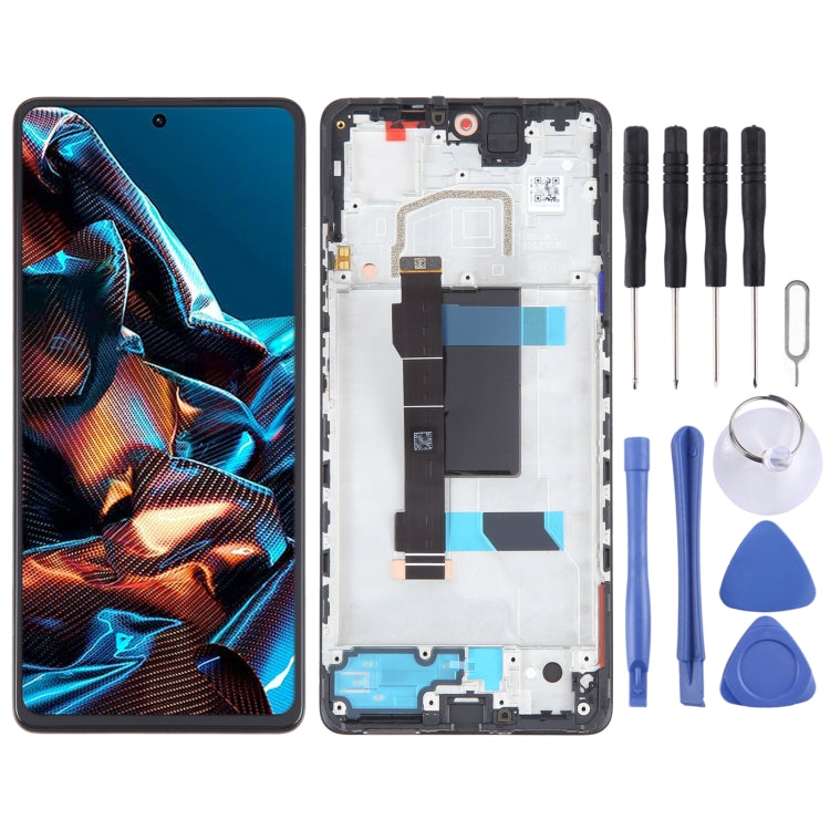 ⁧شاشة LCD المادية OLED لتجميع كامل مع الإطار⁩, For Xiaomi Redmi Note 11 Global, For Xiaomi Poco M4 Pro 4G, For Xiaomi Redmi Note 11S 4G, For Xiaomi Redmi Note 10 Pro 4G, For Xiaomi Redmi Note 10 Pro Max, For Xiaomi Redmi Note 10 Pro India              ...