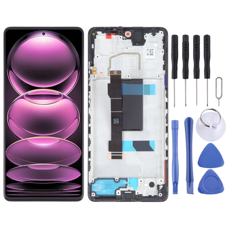 ⁧شاشة LCD المادية OLED لتجميع كامل مع الإطار⁩, For Xiaomi Redmi Note 11 Global, For Xiaomi Poco M4 Pro 4G, For Xiaomi Redmi Note 11S 4G, For Xiaomi Redmi Note 10 Pro 4G, For Xiaomi Redmi Note 10 Pro Max, For Xiaomi Redmi Note 10 Pro India              ...