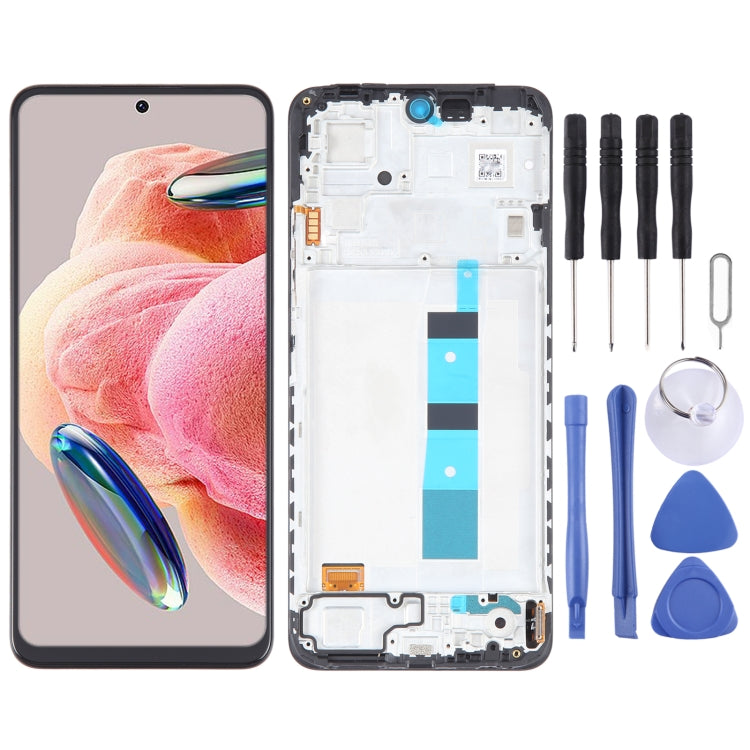 ⁧شاشة LCD المادية OLED لتجميع كامل مع الإطار⁩, For Xiaomi Redmi Note 11 Global, For Xiaomi Poco M4 Pro 4G, For Xiaomi Redmi Note 11S 4G, For Xiaomi Redmi Note 10 Pro 4G, For Xiaomi Redmi Note 10 Pro Max, For Xiaomi Redmi Note 10 Pro India              ...