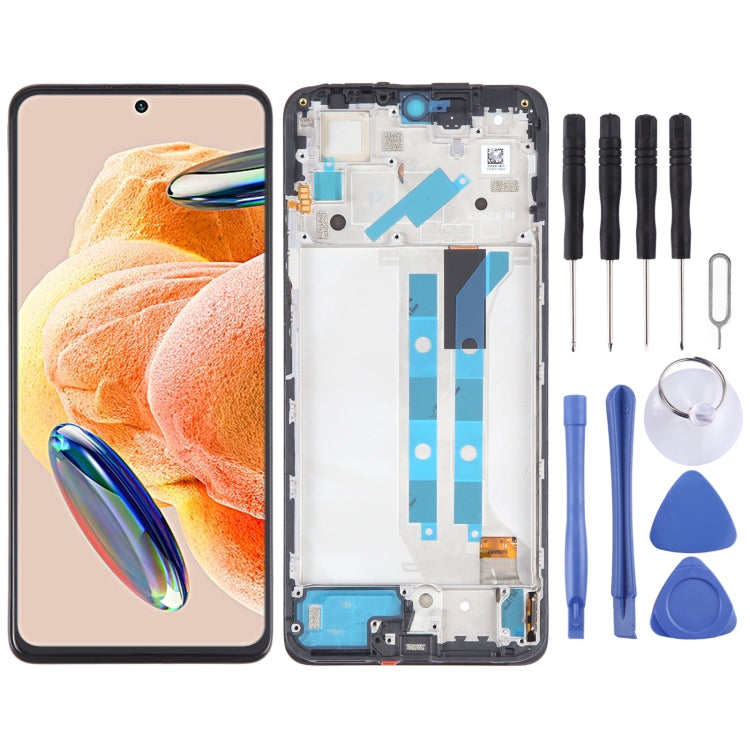 ⁧شاشة LCD المادية OLED لتجميع كامل مع الإطار⁩, For Xiaomi Redmi Note 11 Global, For Xiaomi Poco M4 Pro 4G, For Xiaomi Redmi Note 11S 4G, For Xiaomi Redmi Note 10 Pro 4G, For Xiaomi Redmi Note 10 Pro Max, For Xiaomi Redmi Note 10 Pro India              ...