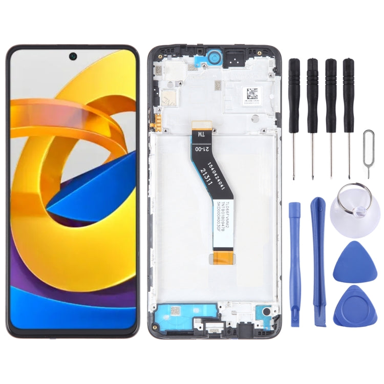 ⁧شاشة LCD المادية OLED لتجميع كامل مع الإطار⁩, For Xiaomi Redmi Note 11 Global, For Xiaomi Poco M4 Pro 4G, For Xiaomi Redmi Note 11S 4G, For Xiaomi Redmi Note 10 Pro 4G, For Xiaomi Redmi Note 10 Pro Max, For Xiaomi Redmi Note 10 Pro India              ...