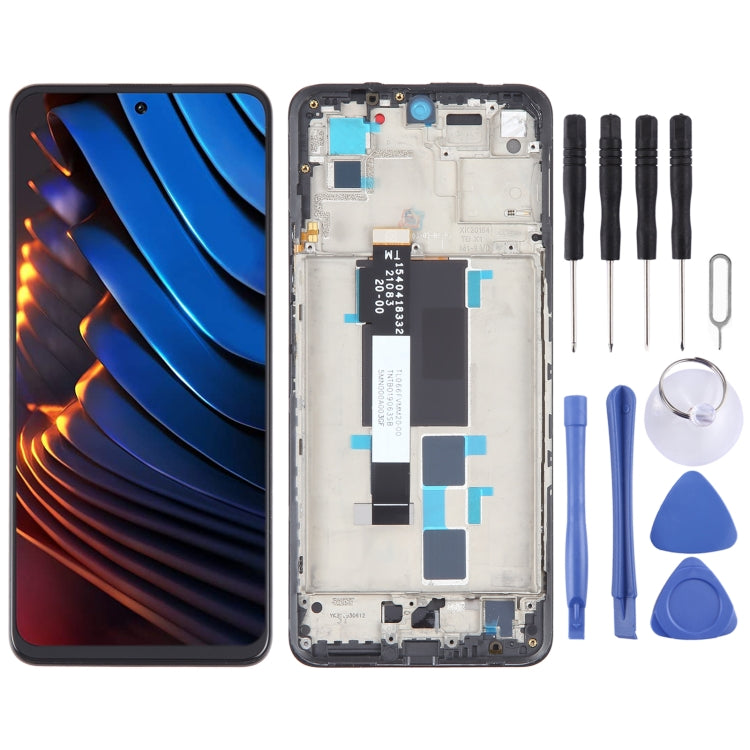 ⁧شاشة LCD المادية OLED لتجميع كامل مع الإطار⁩, For Xiaomi Redmi Note 11 Global, For Xiaomi Poco M4 Pro 4G, For Xiaomi Redmi Note 11S 4G, For Xiaomi Redmi Note 10 Pro 4G, For Xiaomi Redmi Note 10 Pro Max, For Xiaomi Redmi Note 10 Pro India              ...