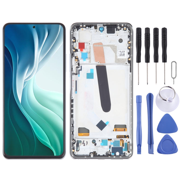 شاشة LCD مع إطار لهواتف شاومي Mi 11i / Poco F3 / Redmi K40 مجموعة كاملة