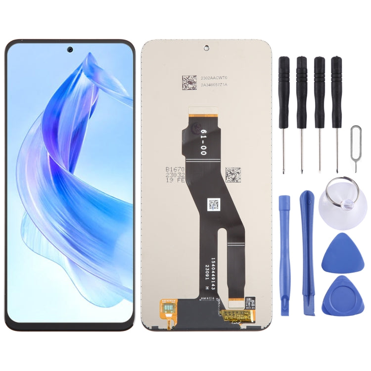 شاشة LCD لهونر X8b مع المحول الرقمي الكامل