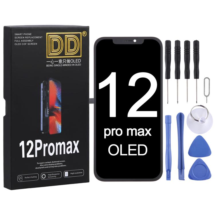 ⁧شاشة DD OLED LCD مع مجموعة كاملة من المحول الرقمي⁩, For iPhone 15 Pro (Soft OLED), For iPhone 14 Pro (Soft OLED), For iPhone 13 Pro (Soft OLED), For iPhone 13 (Soft OLED), For iPhone 12 Pro Max(Hard OLED)