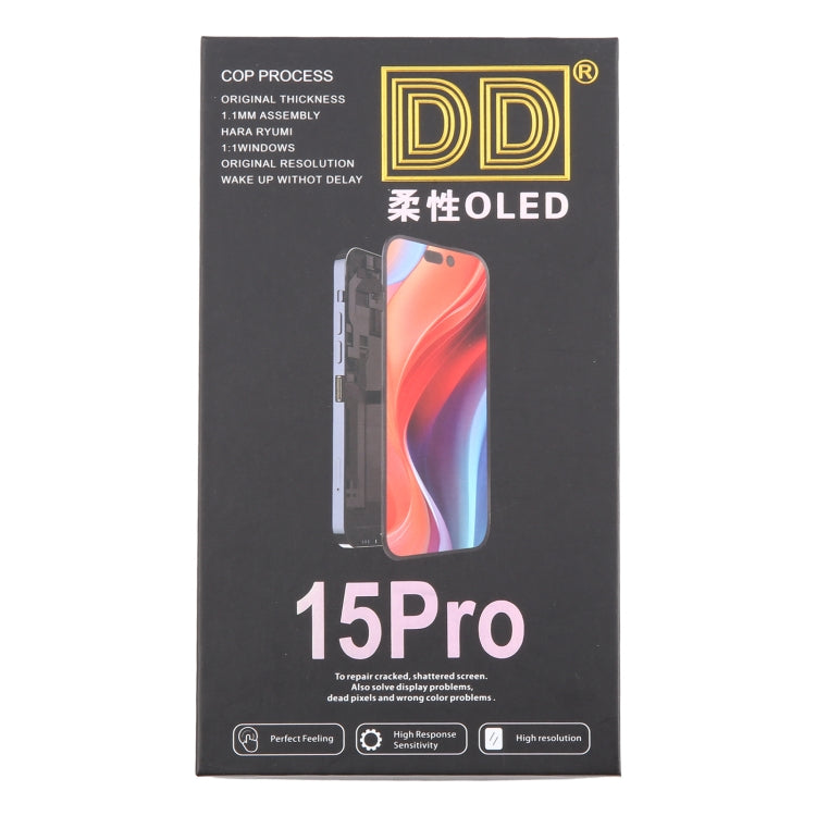 ⁧شاشة DD OLED LCD مع مجموعة كاملة من المحول الرقمي⁩, For iPhone 15 Pro (Soft OLED), For iPhone 14 Pro (Soft OLED), For iPhone 13 Pro (Soft OLED), For iPhone 13 (Soft OLED), For iPhone 12 Pro Max(Hard OLED)
