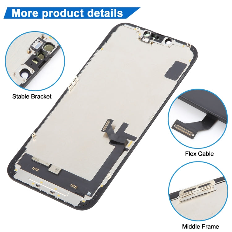 ⁧شاشة LCD ZY incell HD 1:1 مع محول رقمي تجميع كامل، إزالة IC تحتاج إلى إصلاح احترافي⁩, For iPhone 14 Plus(Incell), For iPhone 14 Pro Max(Incell), For iPhone 13 Pro(Incell), For iPhone 12 / 12 Pro(Incell)