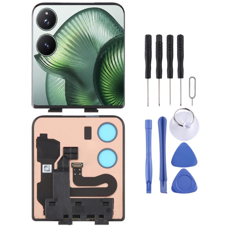 ⁧شاشة LCD ثانوية أصلية مع مجموعة كاملة للمحول الرقمي⁩, For Xiaomi Mix Flip 2, For Xiaomi Mix Flip, For Xiaomi Mix Fold 3