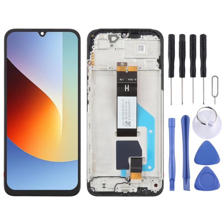 شاشة LCD أصلية شاومي Redmi A7 وA3 Pro وPoco C75 مع إطار