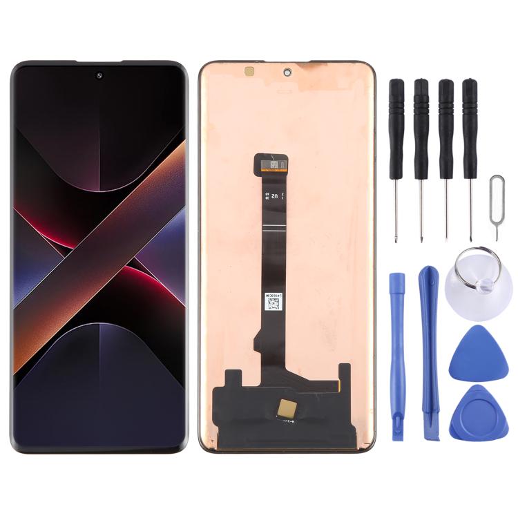 ⁧شاشة AMOLED LCD الأصلية مع محول رقمي كامل التجميع⁩, For Xiaomi Redmi Note 14S, For Xiaomi Redmi Note 14 4G, For Xiaomi Poco X7 5G, For Xiaomi Redmi Note 14 5G India, For Xiaomi 15 Ultra, For Xiaomi Redmi Turbo 4, For Xiaomi Poco X7 Pro                ...