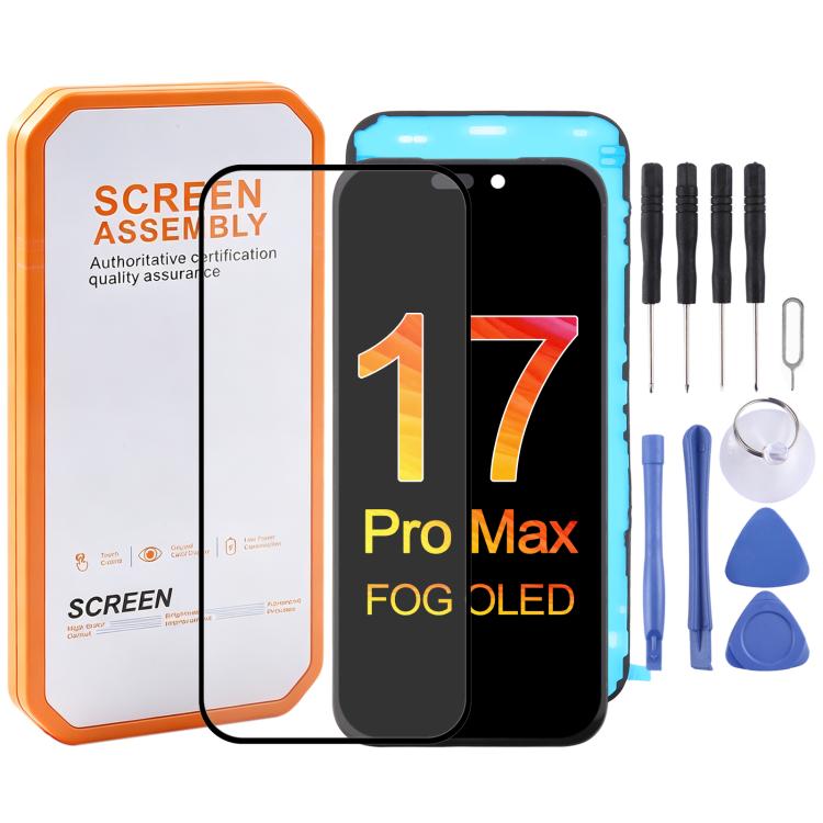 ⁧شاشة OLED للضباب HXL⁩, For iPhone 17 Pro Max, For iPhone 17 Pro, For iPhone 17, For iPhone 16 Pro Max, For iPhone 16 Pro, For iPhone 15 Pro Max, For iPhone 15 Pro, For iPhone 14 Pro, For iPhone 14 Pro Max