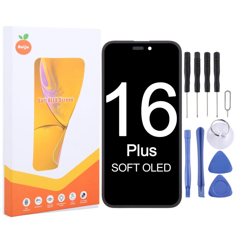 شاشة OLED ناعمة RJ للايفون 17 برو ماكس