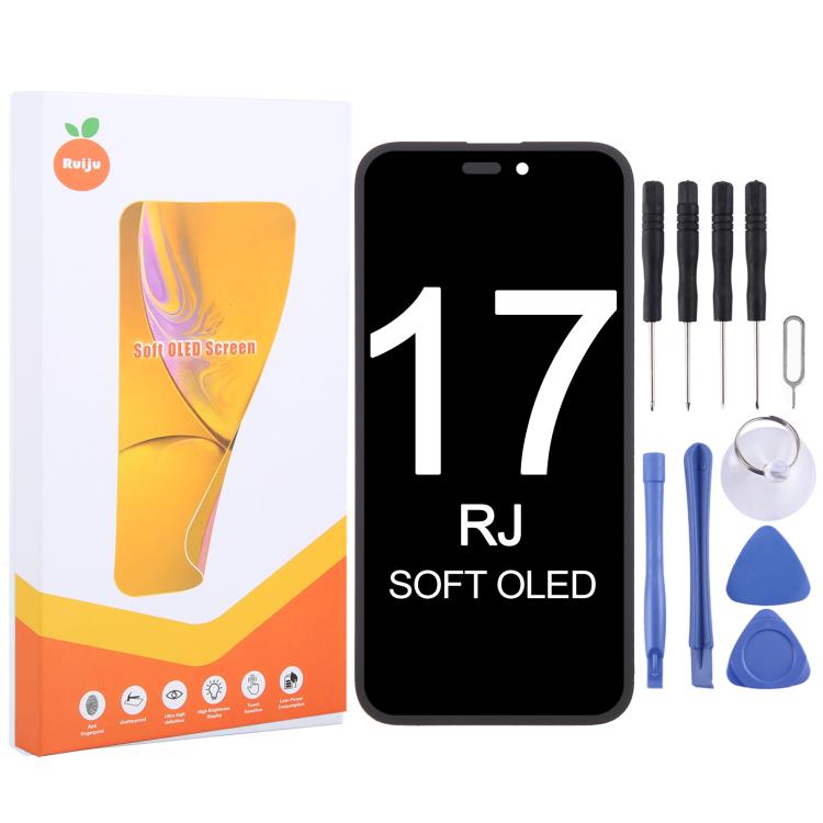 شاشة OLED ناعمة RJ للايفون 17 برو ماكس