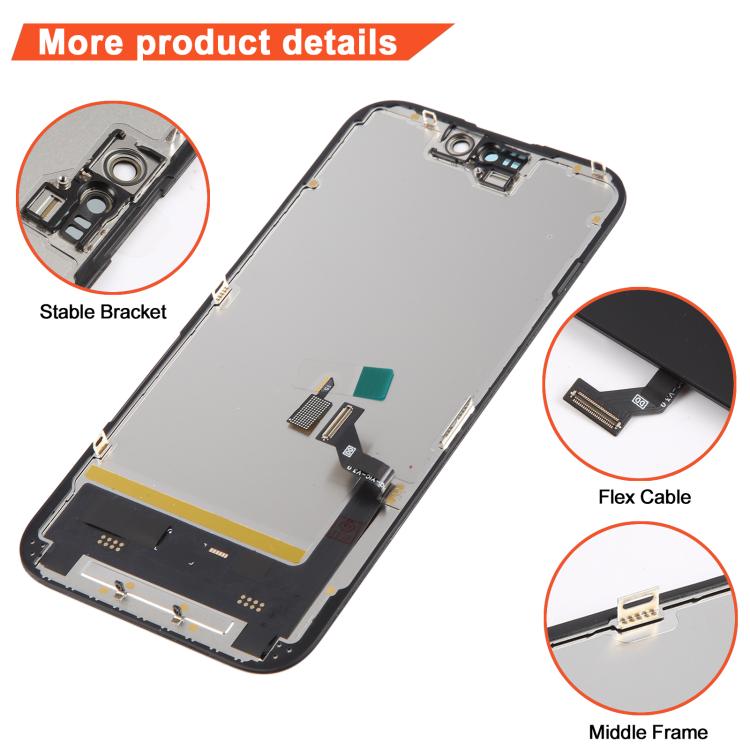 ⁧شاشة OLED ناعمة لهاتف iPhone 15 DD⁩, For iPhone 15(Soft OLED)