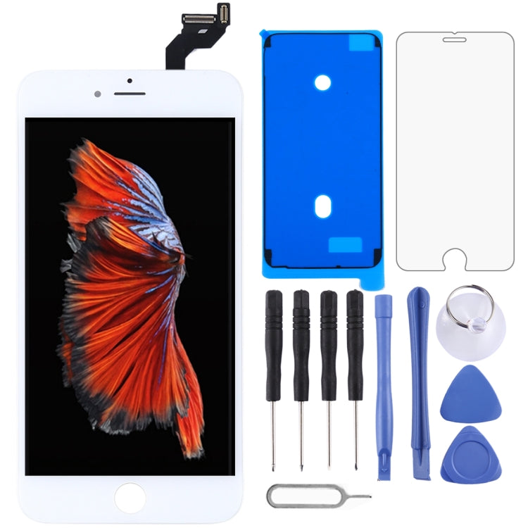 ⁧مجموعة كاملة لشاشة LCD الأصلية ومحول الأرقام لهاتف iPhone 6S Plus⁩, i6S Plus Original White, i6S Plus Original Black