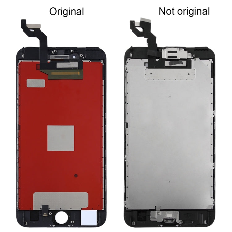 Complete LCD screen and digitizer assembly for iPhone 6S Plus, i6S Plus Original White, i6S Plus Original Black