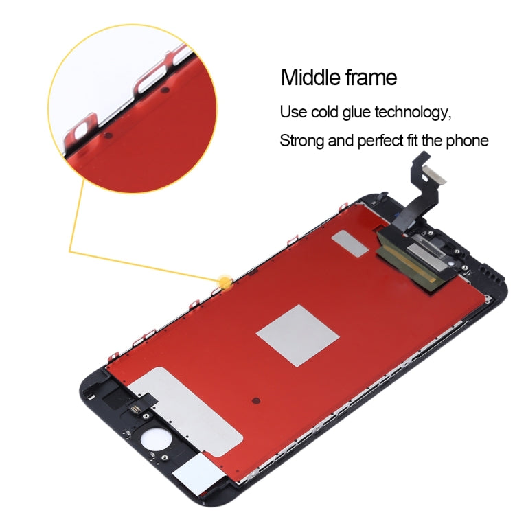 Complete LCD screen and digitizer assembly for iPhone 6S Plus, i6S Plus Original White, i6S Plus Original Black