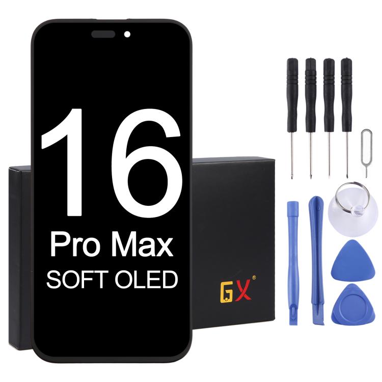 ⁧شاشة GX Soft OLED لهاتف iPhone 16 Pro Max⁩, For iPhone 16 Pro Max(GX Soft LCD)