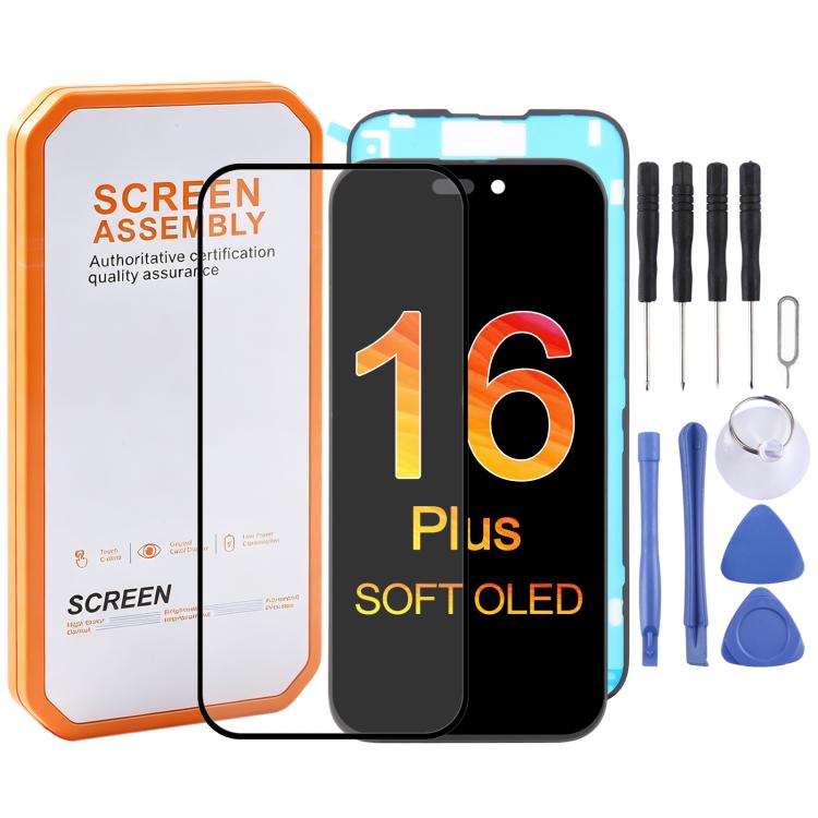 شاشة آيفون 16 بلس HXL Soft OLED