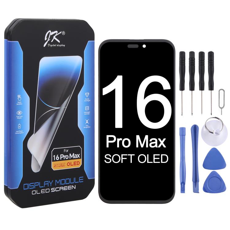 ⁧شاشة JK Soft OLED LCD لهاتف iPhone 16 Pro Max⁩, For iPhone 16 Pro Max