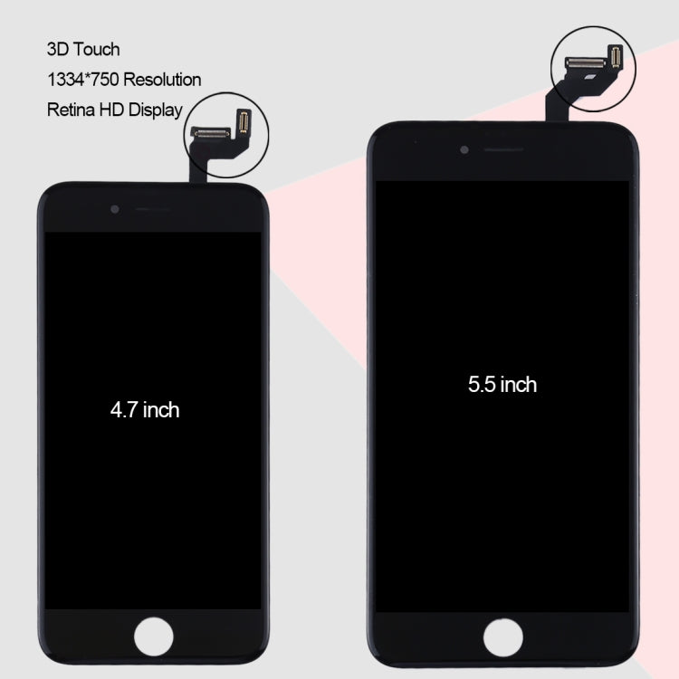 Original iPhone 6S LCD Screen with Digitizer | White & Black