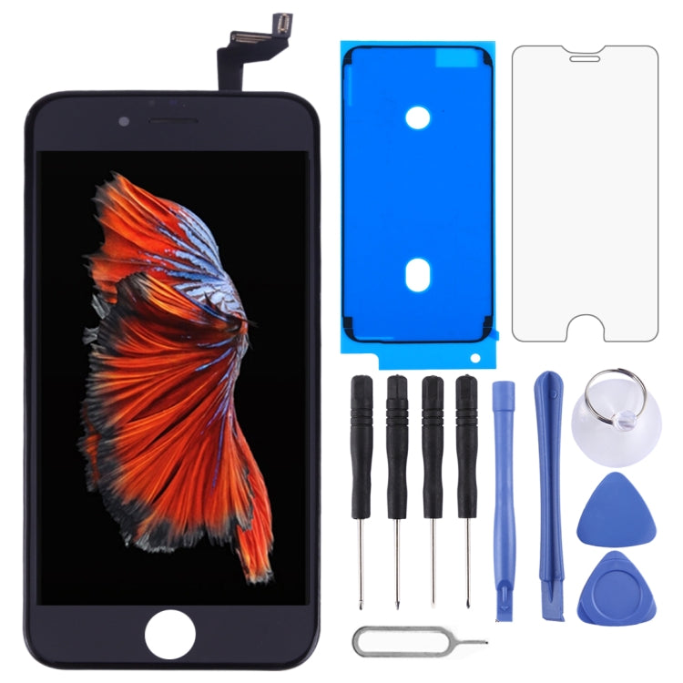 ⁧شاشة LCD ومحول رقمي كامل مع إطار لهاتف iPhone 6s⁩, 3 in 1 for i6s with Frame White, 3 in 1 for i6s with Frame Black