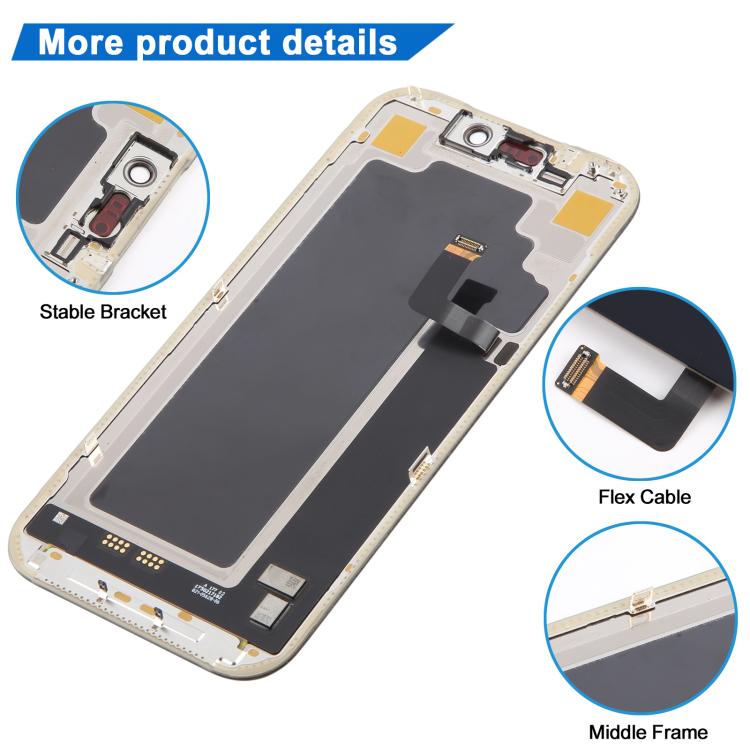 ⁧شاشة OLED أصلية بتقنية XDR لهاتف iPhone 17 Pro⁩, For iPhone 17 Pro(Original)