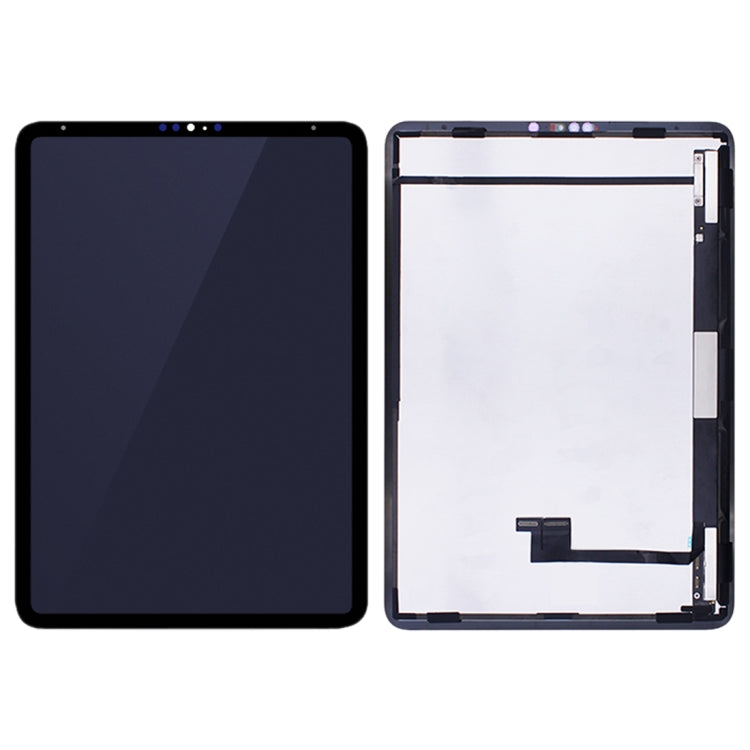 شاشة LCD كاملة مع محول رقمي لجهاز iPad Pro 11 بوصة إصدار 2018، إطار أسود مع شاشة سوداء نظيفة، قطعة غيار بديلة للإصلاح - SKU: IPRO0121B