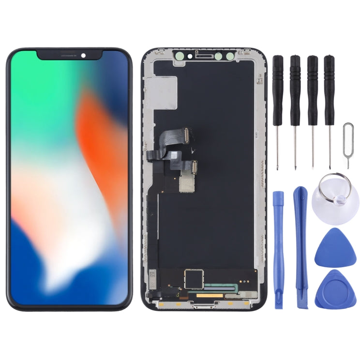 شاشة آيفون X OLED أصلية كاملة مع محول رقمي