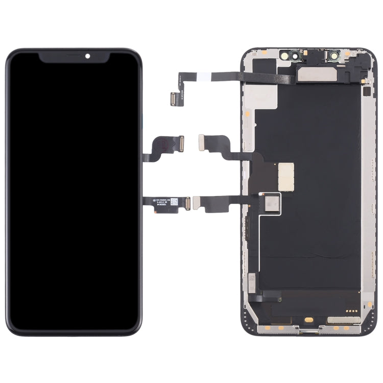 Original LCD Screen and Digitizer Assembly with Earpiece Flex Cable for iPhone XS Max, For iPhone XS Max(Original)