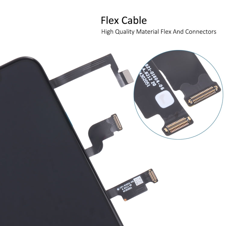 ⁧شاشة LCD الأصلية ومحول رقمي كامل مع كابل مرن لسماعة الأذن لهاتف iPhone XS Max⁩, For iPhone XS Max(Original)