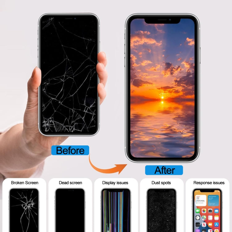 ⁧شاشة LCD ومحول رقمي من مادة OLED الأصلية، مجموعة كاملة لهاتف iPhone XS Max⁩, For iPhone XS Max (Original)