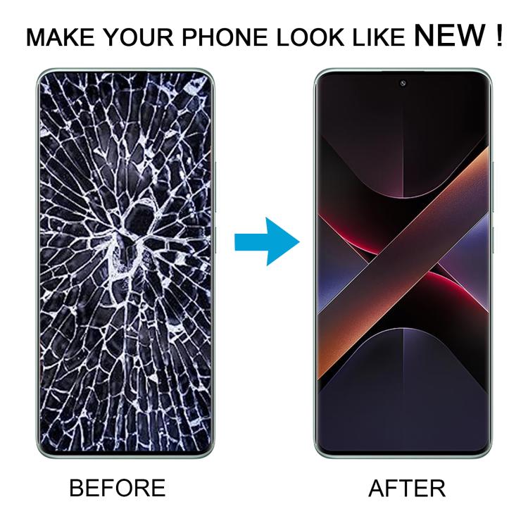 شاشة AMOLED أصلية شاومي Poco X7 5G مع إطار