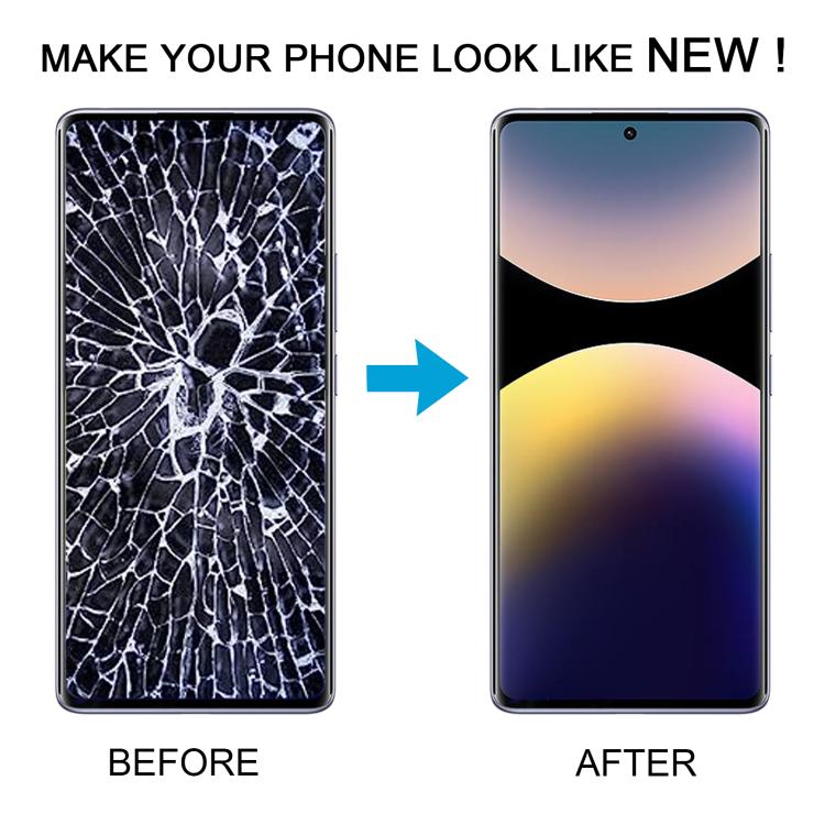 شاشة AMOLED أصلية شاومي Redmi Note 14 Pro 4G مع إطار