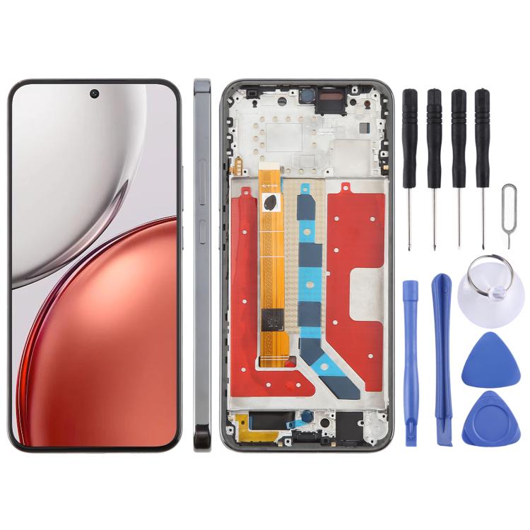 شاشة LCD أصلية كاملة مع إطار لهاتف هونر Magic8 Lite