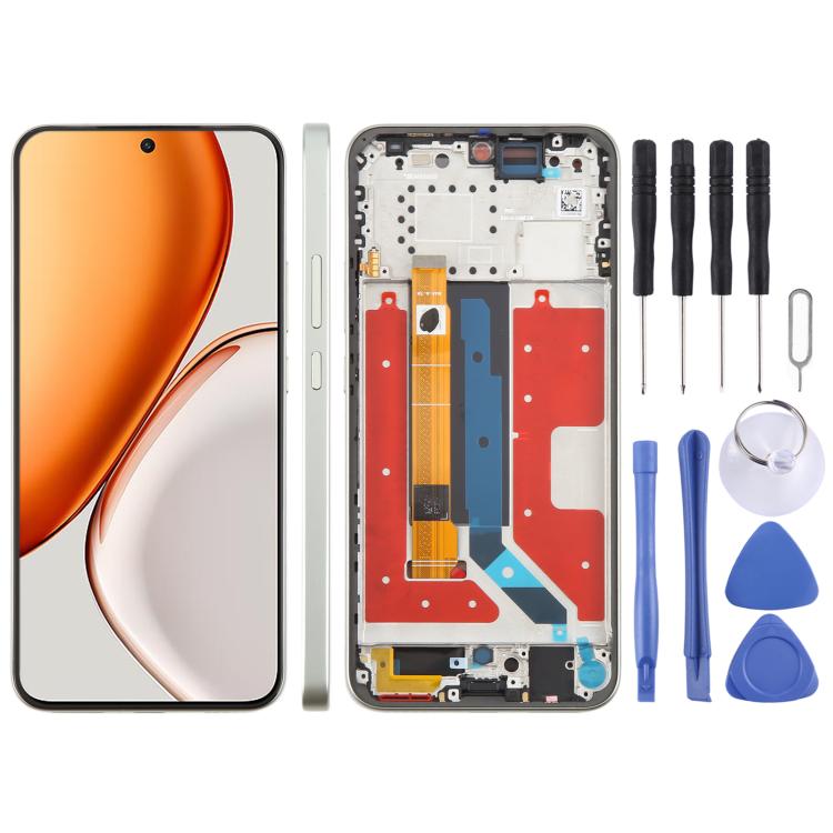 Original full LCD screen with frame for Honor X70 phone
