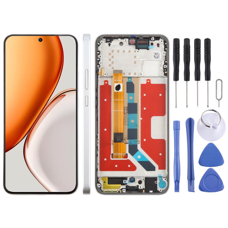 Original full LCD screen with frame for Honor X70 phone
