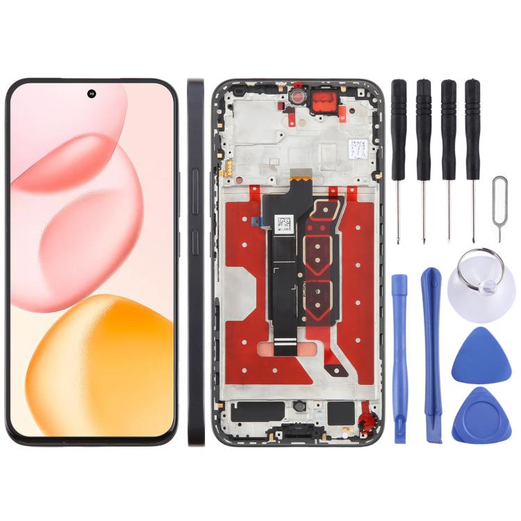 Original full LCD screen with frame for Honor 400 Global