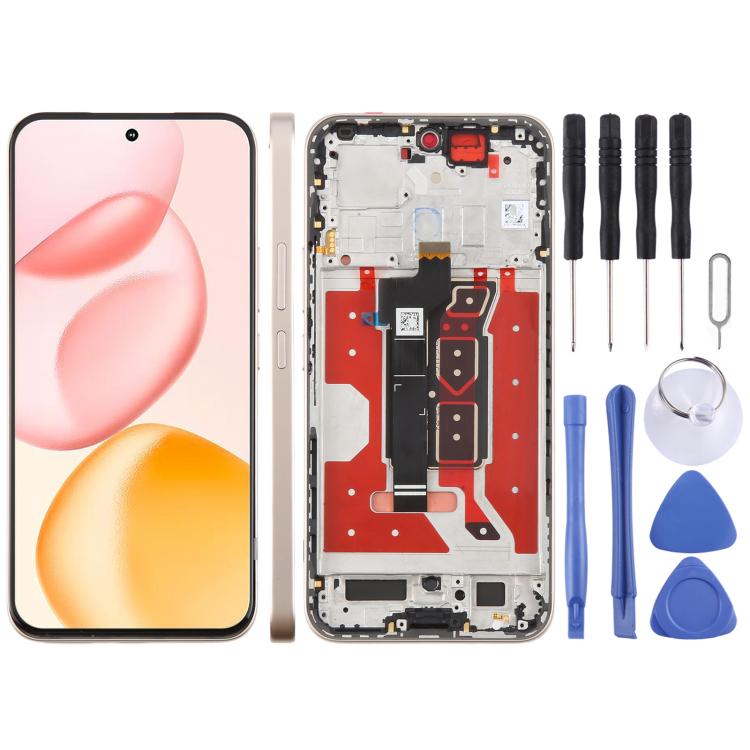 Original full LCD screen with frame for Honor 400 Global