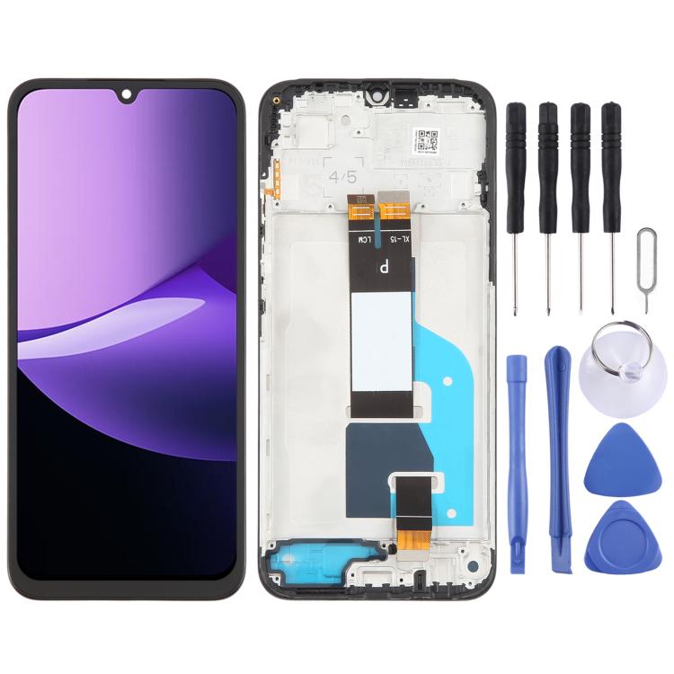 شاشة LCD أصلية كاملة مع إطار لهاتف شاومي Redmi 15C 5G