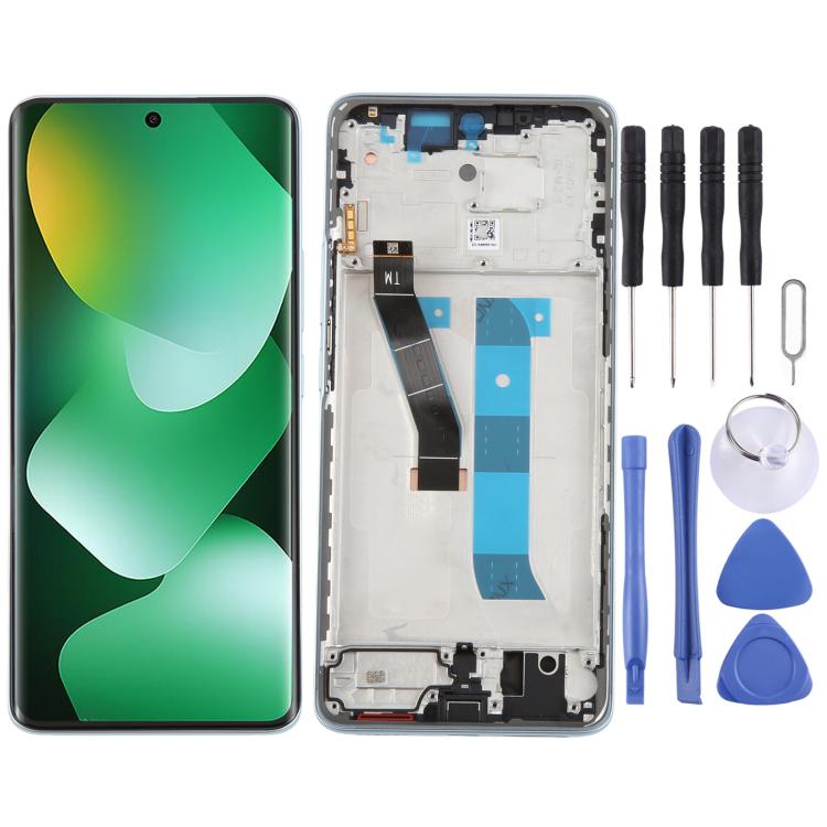شاشة LCD أصلية شاومي Redmi Note 15 4G مع إطار