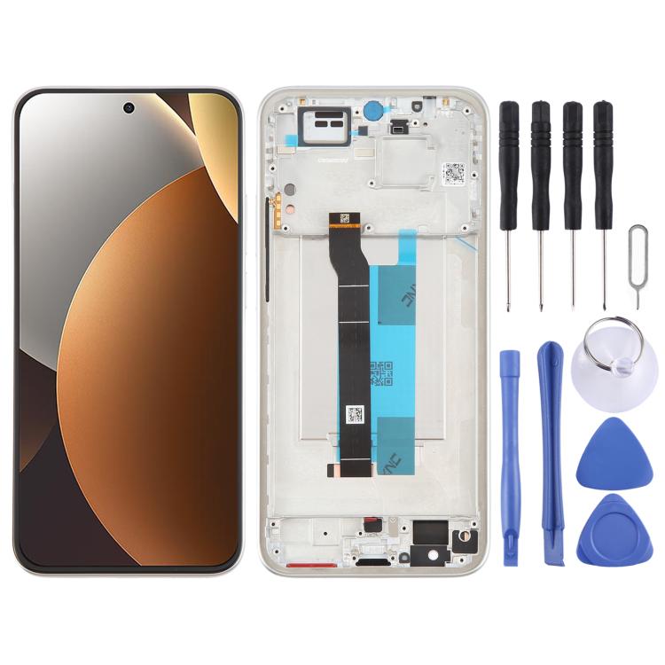 شاشة LCD أصلية كاملة مع إطار لهاتف شاومي Redmi Note 15 Pro 5G