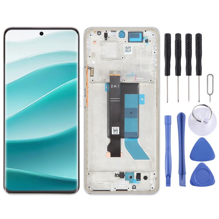 شاشة LCD أصلية كاملة مع إطار لهاتف شاومي Redmi Note 14 Pro 5G