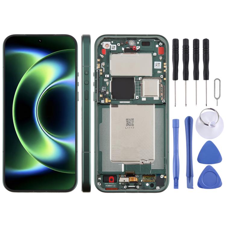شاشة LCD أصلية كاملة مع إطار لهاتف شاومي 17 Ultra