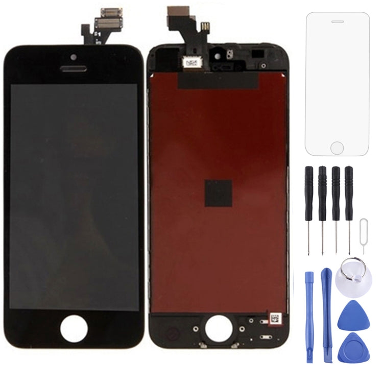 ⁧مجموعة التحويل الرقمي (شاشة LCD الأصلية + إطار LCD + لوحة اللمس) لهاتف iPhone 5⁩, For iPhone 5 Black, For iPhone 5 White