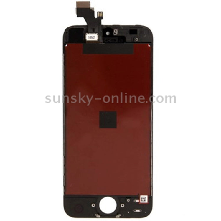 ⁧مجموعة التحويل الرقمي (شاشة LCD الأصلية + إطار LCD + لوحة اللمس) لهاتف iPhone 5⁩, For iPhone 5 Black, For iPhone 5 White