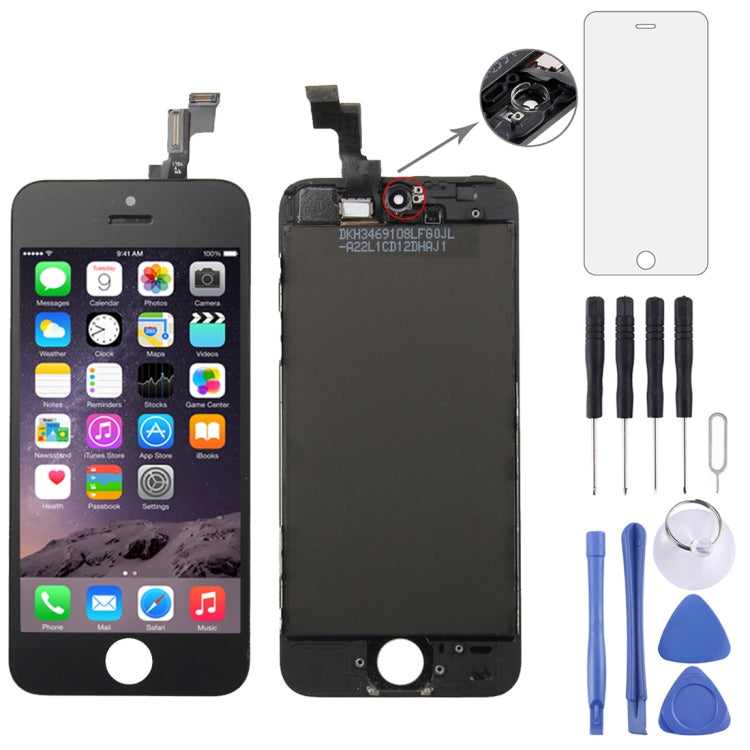 Original LCD display for iPhone 5S with frame and touch screen